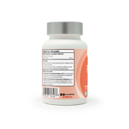 Arcwell fisetin, 100 mg, antioxidant, 60 vegetable capsules