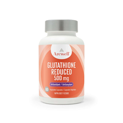 Arcwell glutathione reduced, 500 mg, antioxidant