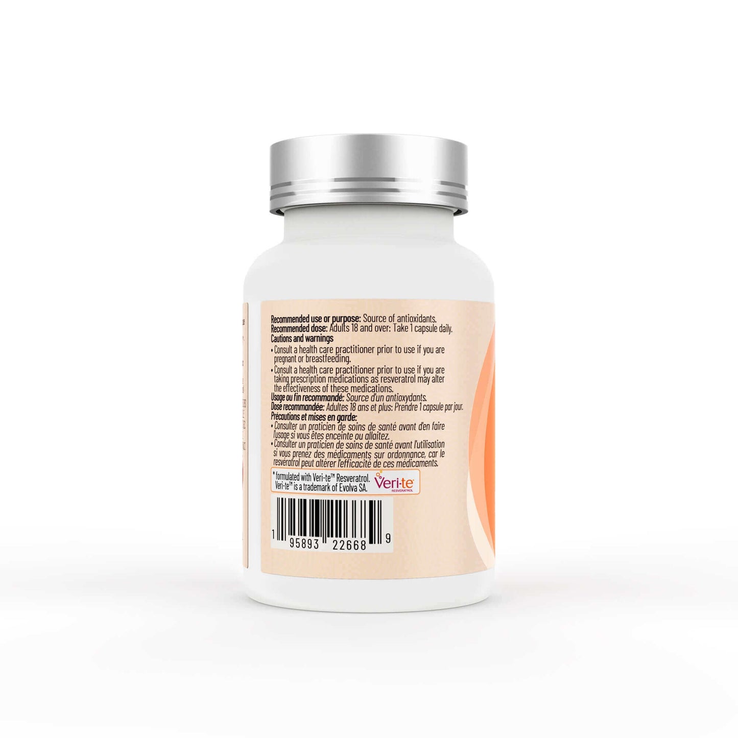 Arcwell trans-Resveratrol, 250 mg, antioxidant, 60 vegetable capsules